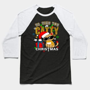 We wish you a catty Christmas Baseball T-Shirt